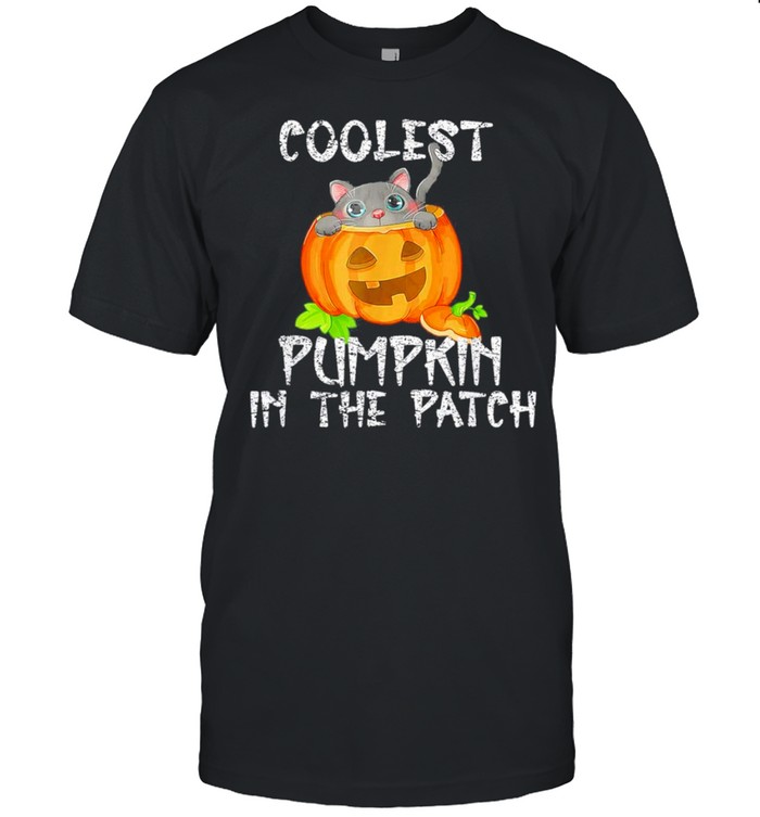 Coolest Pumpkin In The Patch Halloween shirt Classic Men's T-shirt