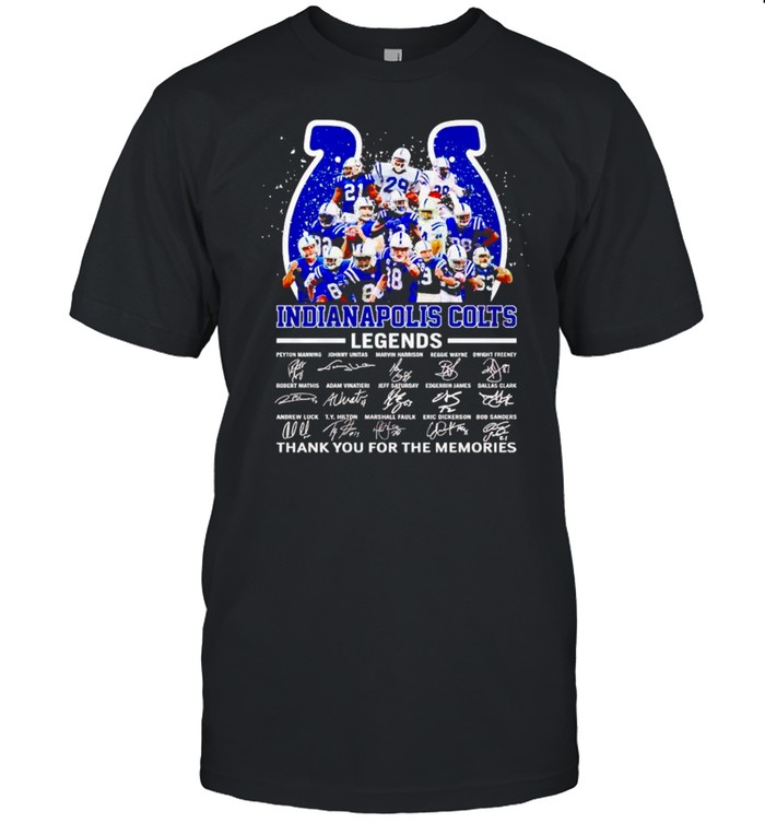 Indianapolis Colts legends thank you for the memories shirt Classic Men's T-shirt