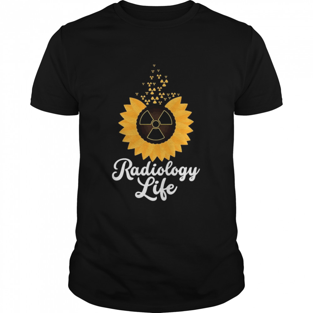 Radiology Life Sunflower Radiographer Tech X Ray Rad Tech T-shirt Classic Men's T-shirt