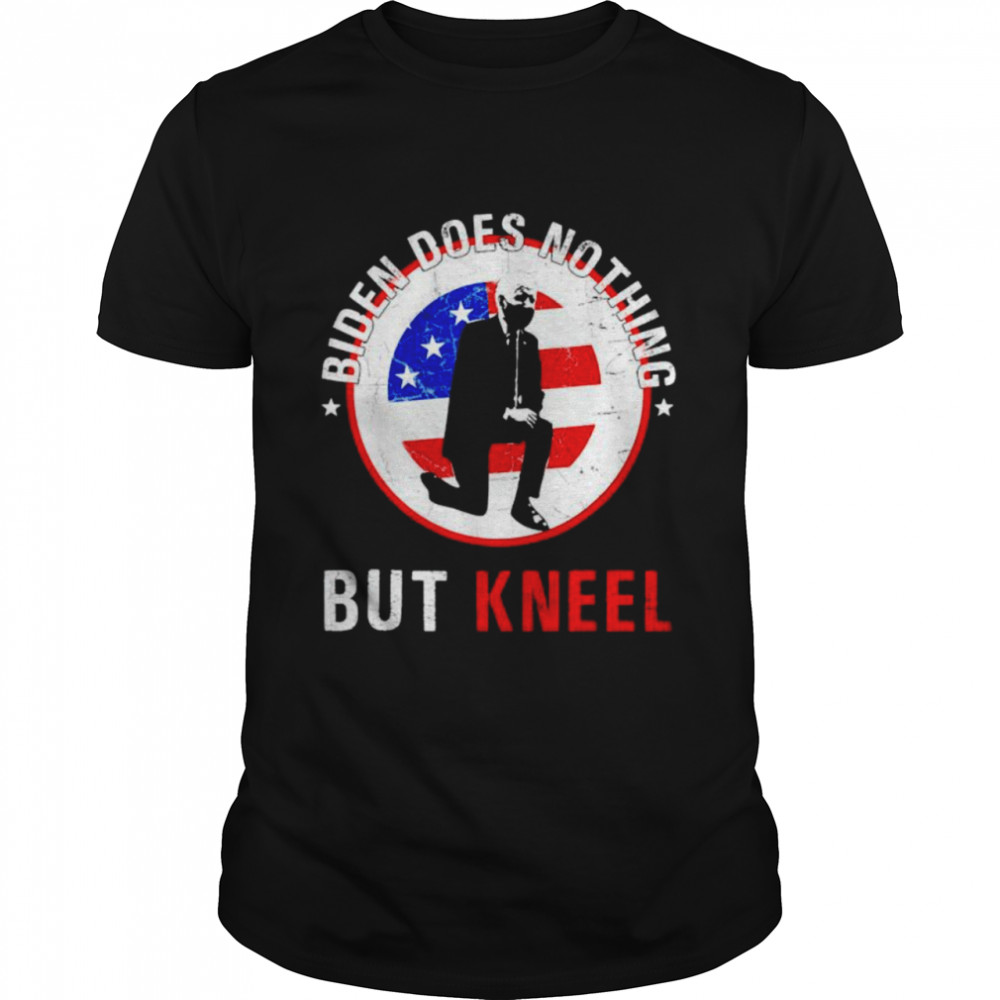Biden does nothing but kneel shirt Classic Men's T-shirt