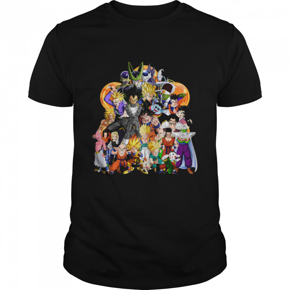 Dragon Ball Z Another Character Collage shirt