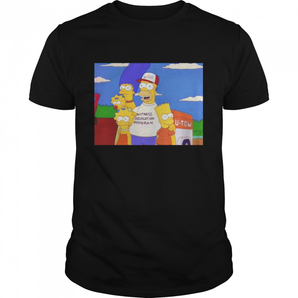 Simpsons witness relocation program shirt Classic Men's T-shirt