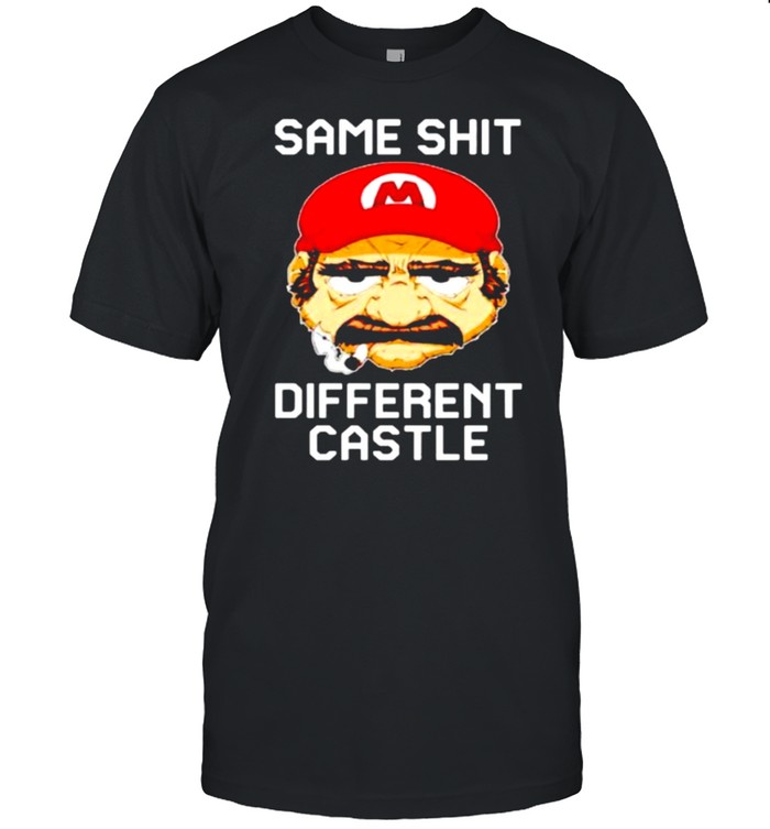 Mario same shit different castle shirt Classic Men's T-shirt