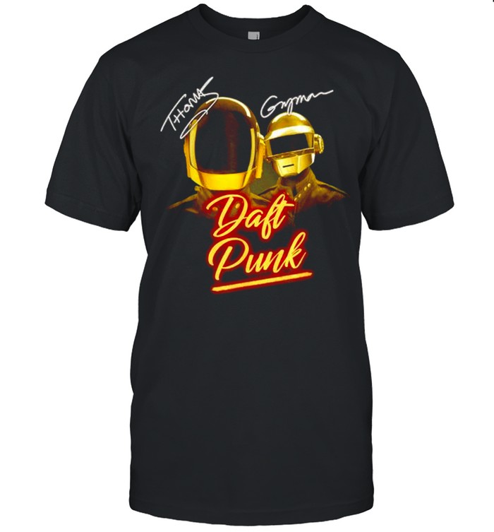 Daft Pulp-Punk band music legend signatures shirt