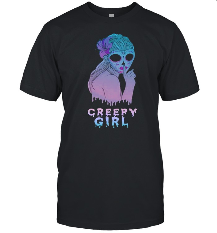 Creepy Girl Goth Pastel Goth Girl shirt Classic Men's T-shirt