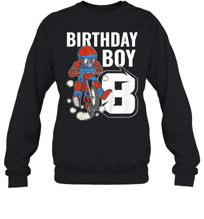 Kinder Geschenk zum 8 Geburtstag für Jungen shirt Unisex Sweatshirt