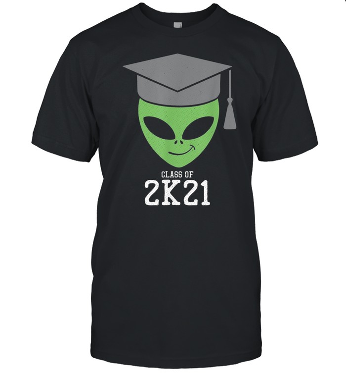 Lustige AlienKlasse von 2021 shirt Classic Men's T-shirt