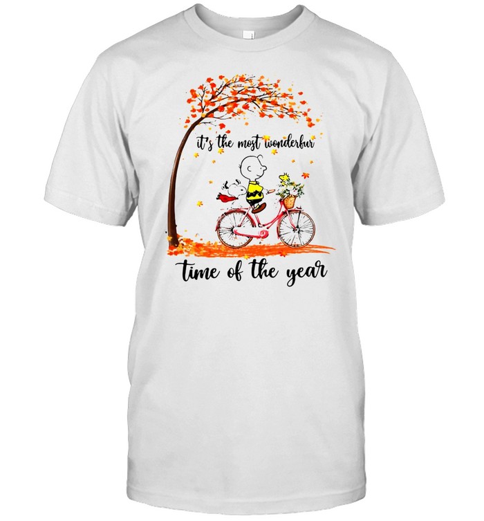 Snoopy And Peanuts It’s The Most Wonderful Time Of The Year T-shirt Classic Men's T-shirt