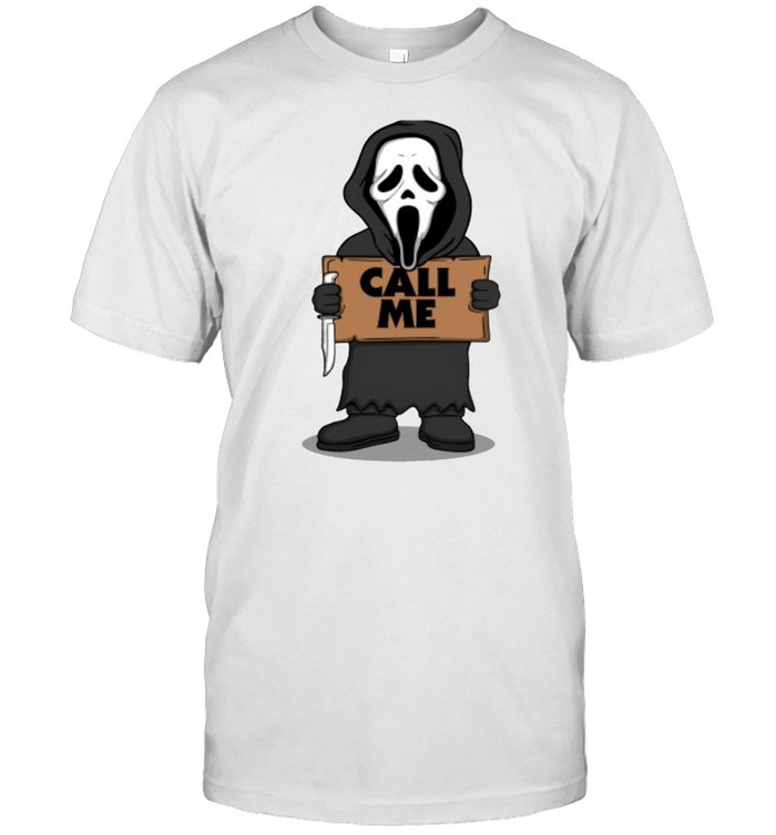 Ghostface call me Halloween T-shirt Classic Men's T-shirt
