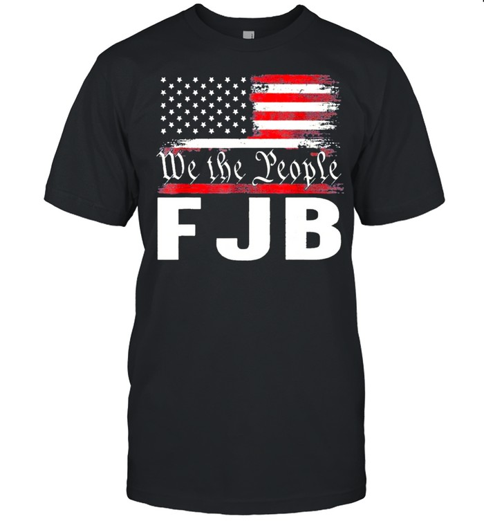 Funny We The People FJB American Flag T-shirt Classic Men's T-shirt