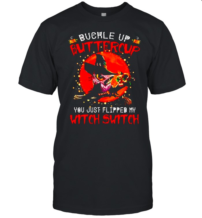 Owl buckle up buttercup you just flipped my witch switch shirt Classic Men's T-shirt