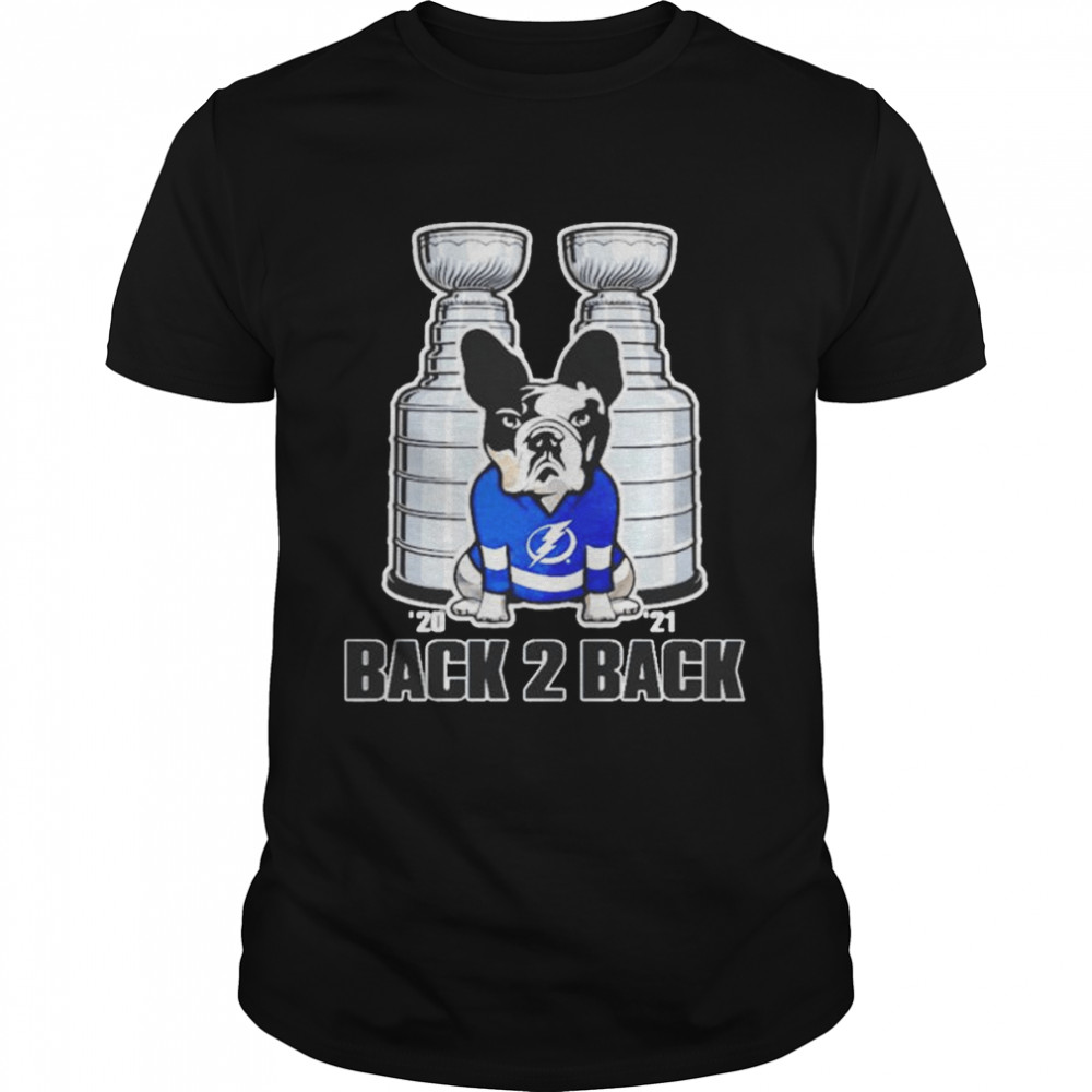 Tampa Bay Lightning Bulldog champion back 2 back shirt Classic Men's T-shirt