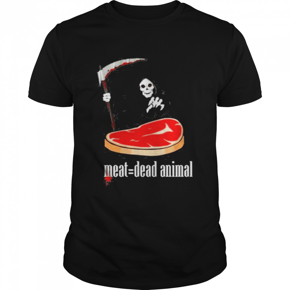 meat dead animal halloween shirt Classic Men's T-shirt