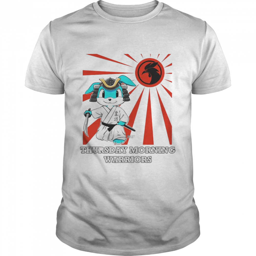 Thursday Morning Warriors Samurai cartoon shirt Classic Men's T-shirt