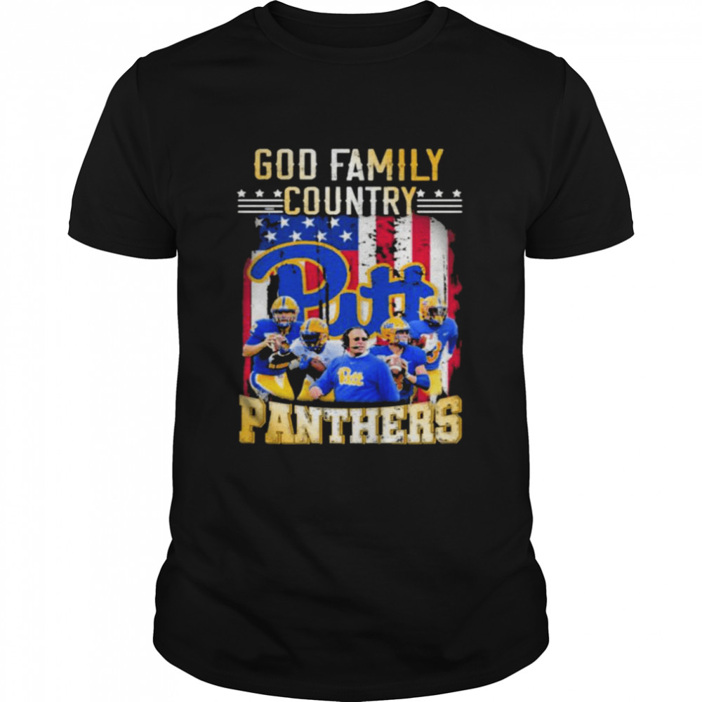 God Family Country Carolina Panthers American flag shirt