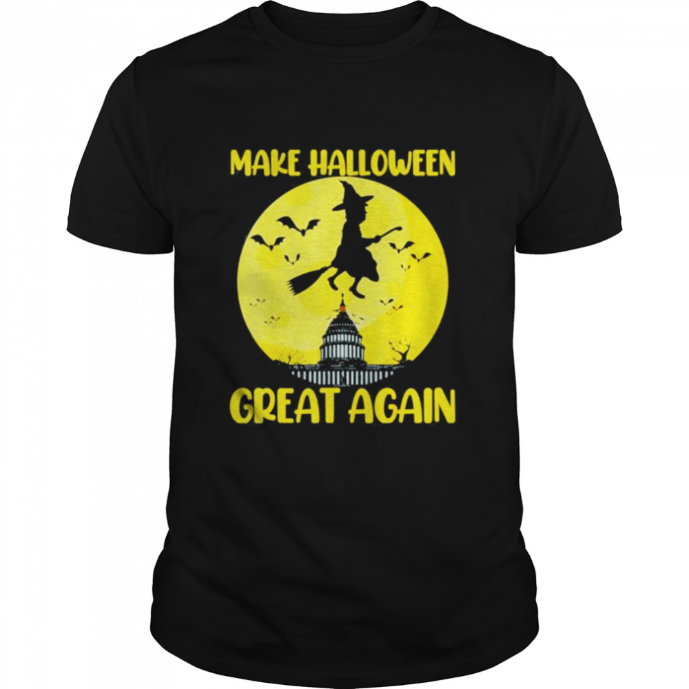 Donald Trump Make Halloween Great Again Halloween Moon shirt Classic Men's T-shirt