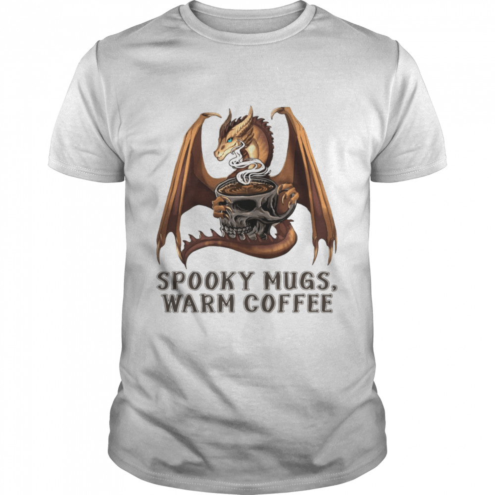 Spooky mugs warm coffee shirt Classic Men's T-shirt