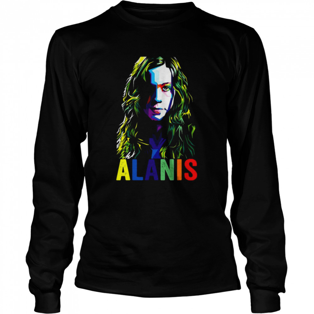 Alanis Morissette Pop T-shirt Long Sleeved T-shirt