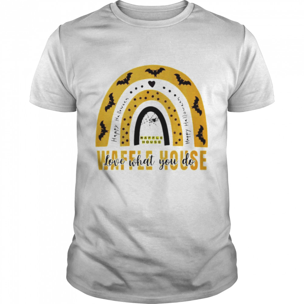 Happy Halloween Waffle House love what you do shirt Classic Men's T-shirt
