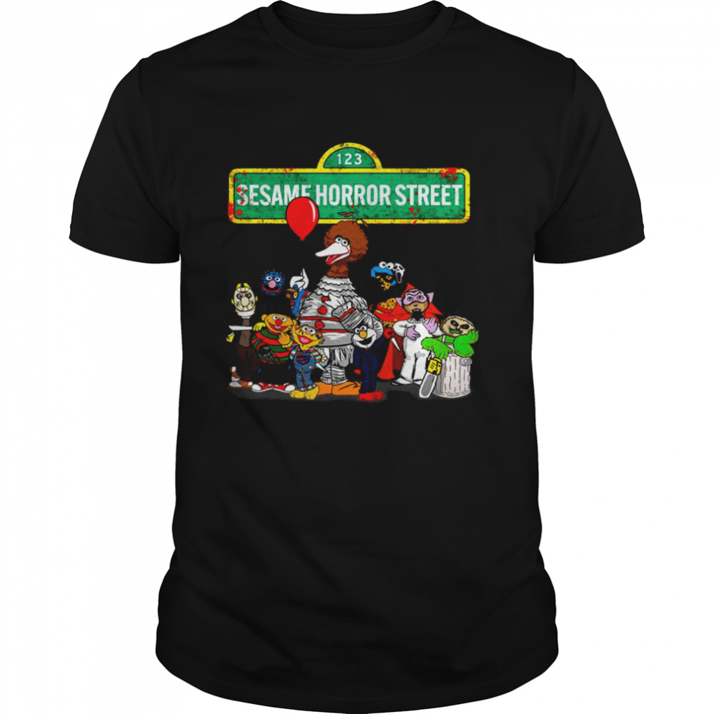 123 Sesame Horror Street  Classic Men's T-shirt