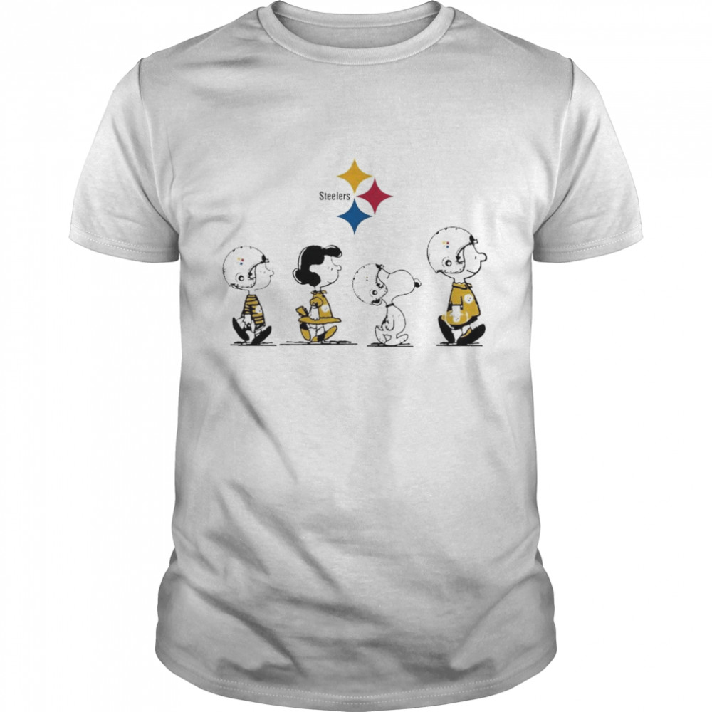 peanuts Abbey road Pitbull Steelers shirt Classic Men's T-shirt