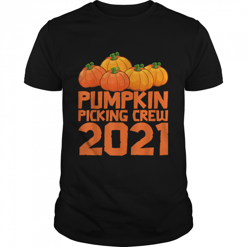 Pumpkin Picking Crew 2021 Halloween Toddler Kids Costume T- Classic Men's T-shirt
