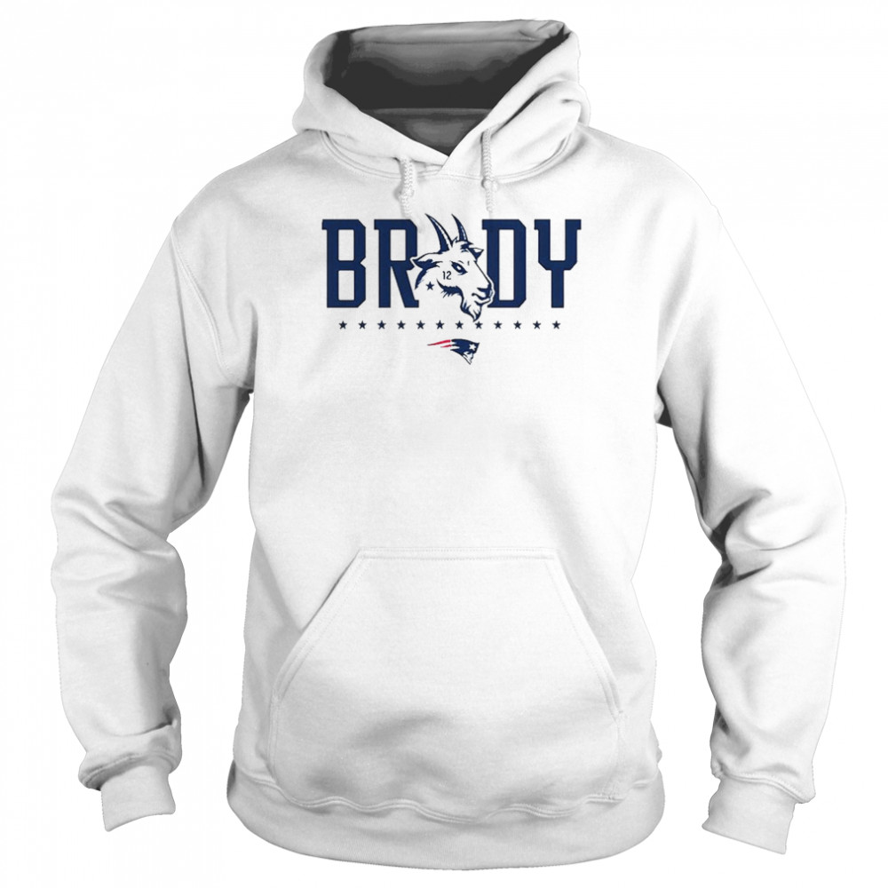 New England Patriots Tom Brady Goat Hooded sweatshirt