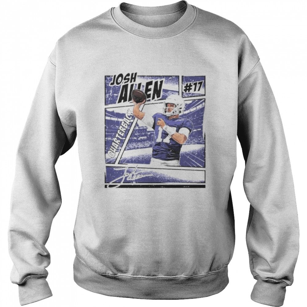 Buffalo Bills Josh Allen #17 quarterback shirt, hoodie, sweater and v-neck  t-shirt