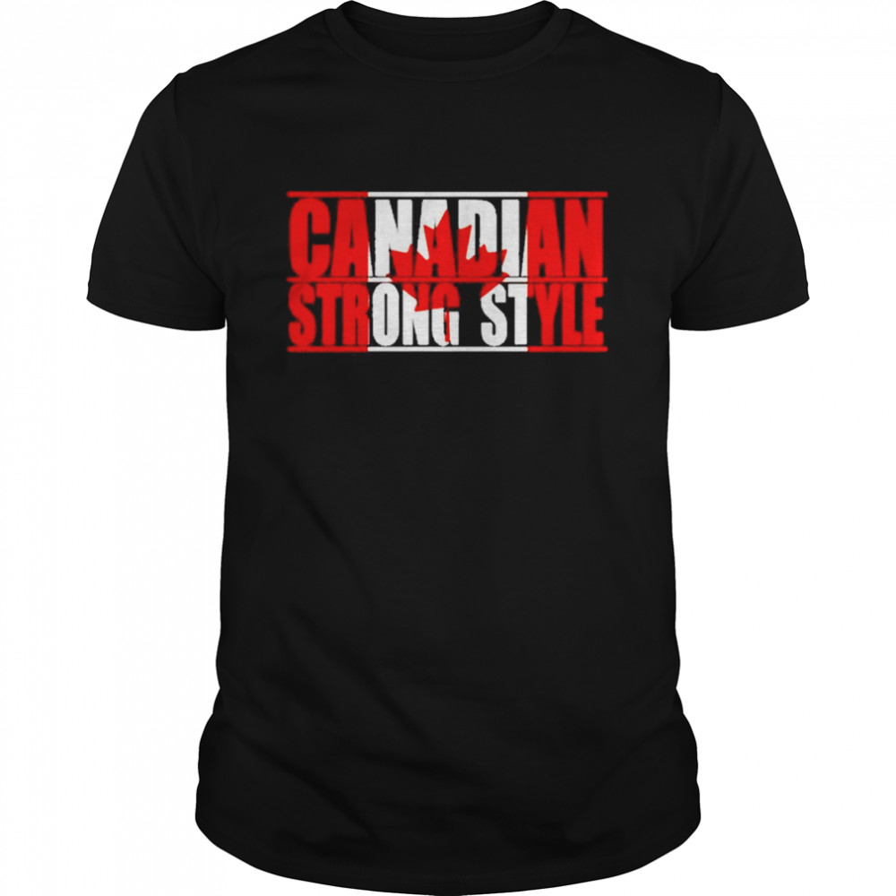 canadian strong style flag shirt Classic Men's T-shirt