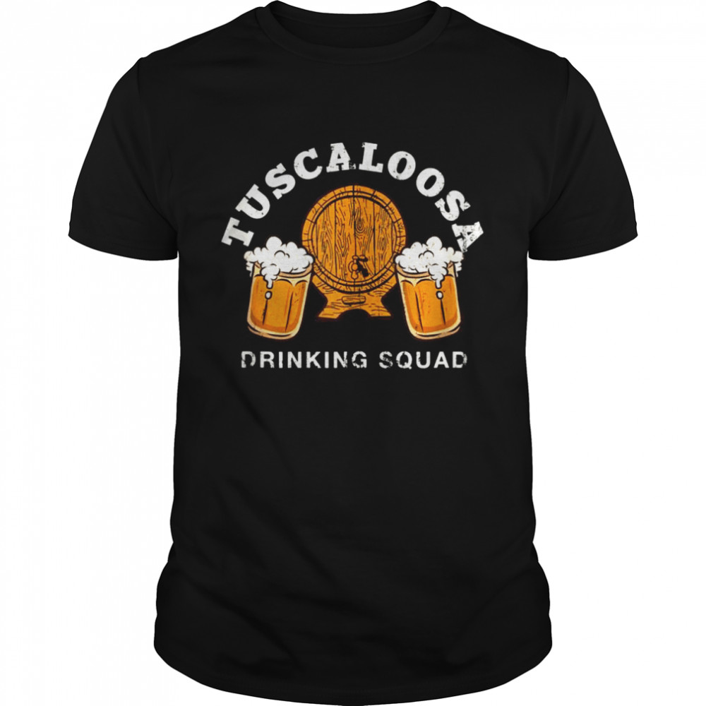 Tuscaloosa Drinking Squad Alabama Homebrewing AL Brewery Shirt