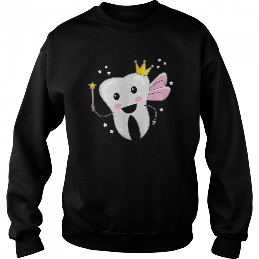 Tooth Fairy Halloween Costume Dental Assistant Dentist  Unisex Sweatshirt