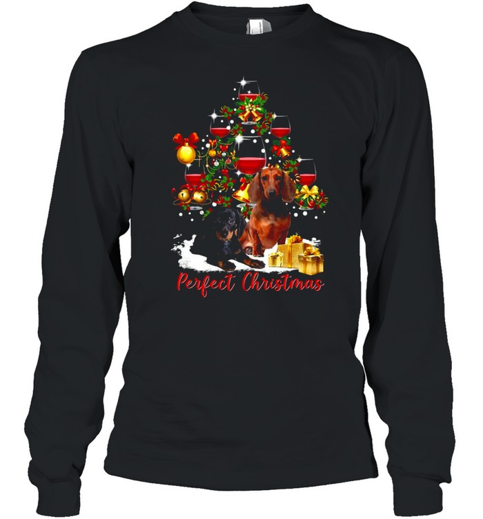 Dachshund Perfect Christmas For Dachshund Sweat T-shirt Long Sleeved T-shirt