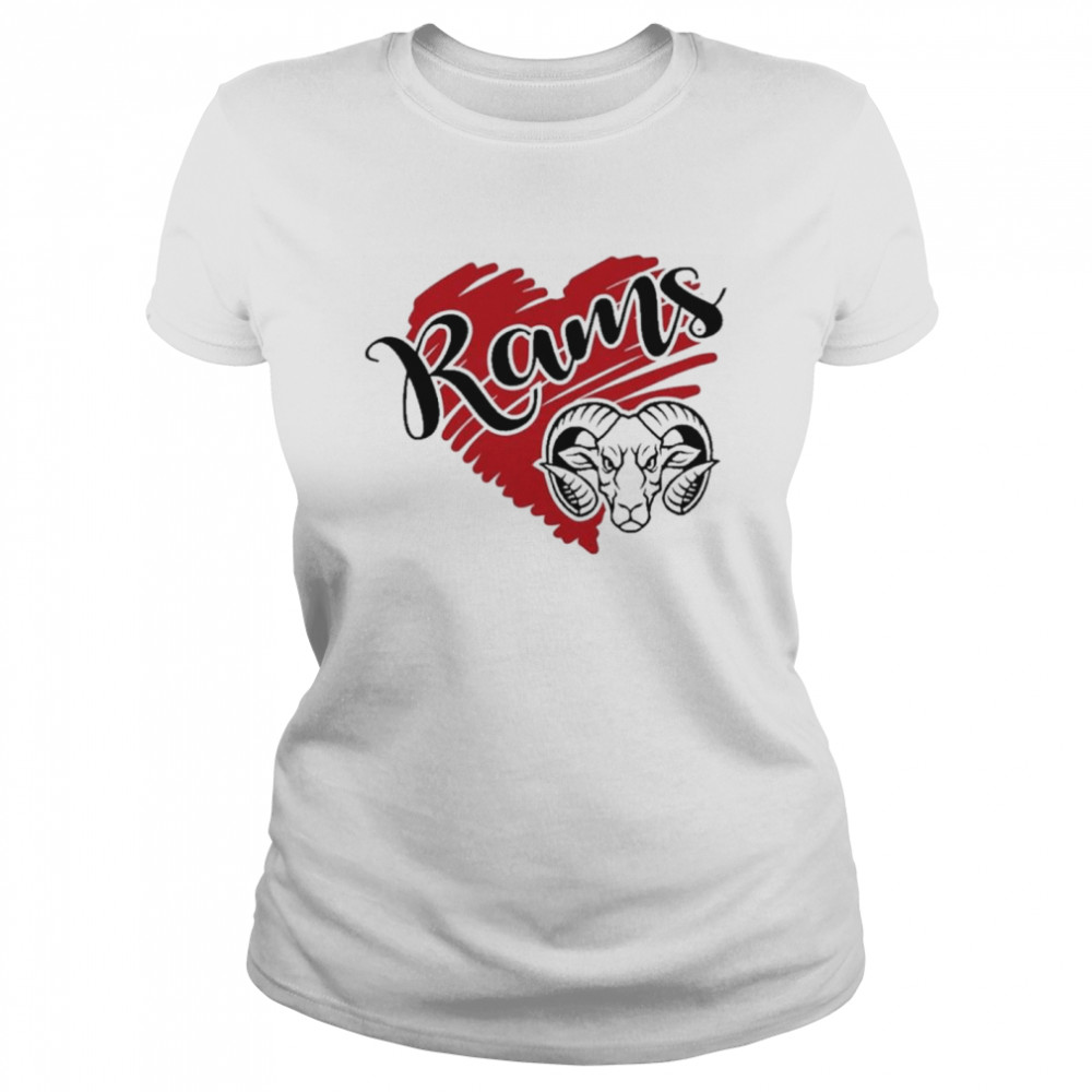 Rams team football soccer baseball volleyball shirt Classic Women's T-shirt