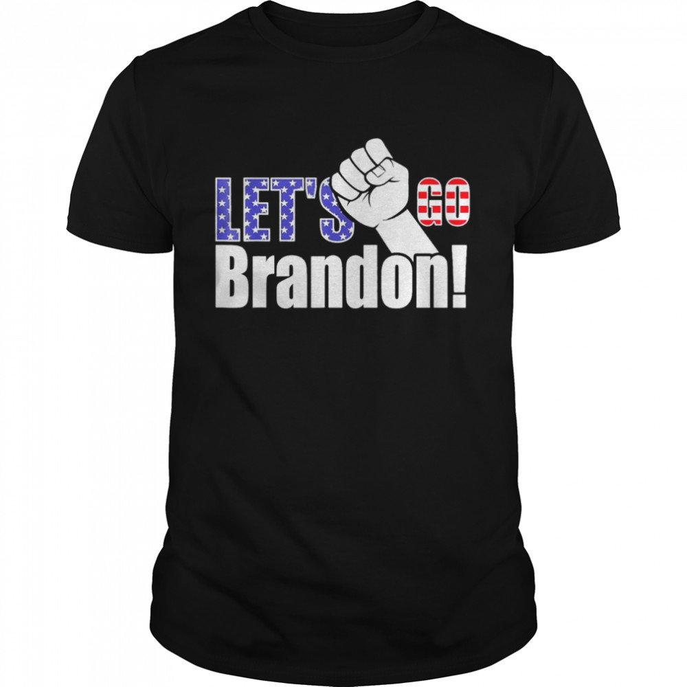 Lets go brandon american chant anti liberal us shirt Classic Men's T-shirt