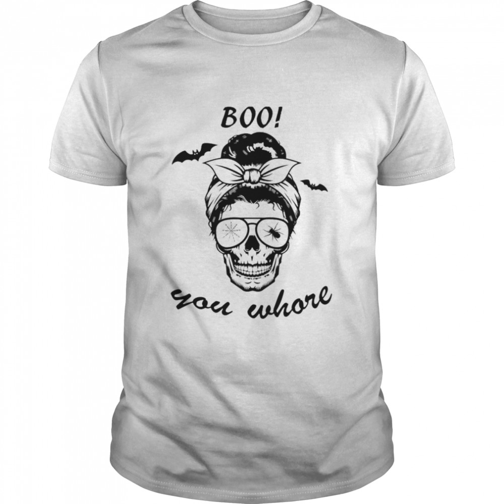 Boo you whore Halloween shirt Classic Men's T-shirt