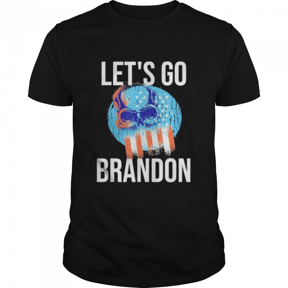 Lets Go Brandon Anti Biden Usa Flag shirt Classic Men's T-shirt
