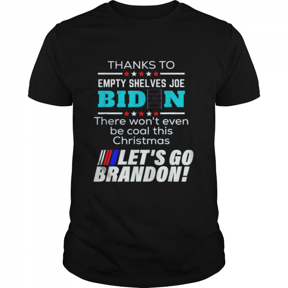 Let’s Go Brandon Christmas Empty Shelf Biden Anti Biden Tee  Classic Men's T-shirt