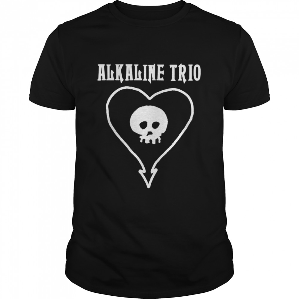 Alkaline trio classic heartskull shirt