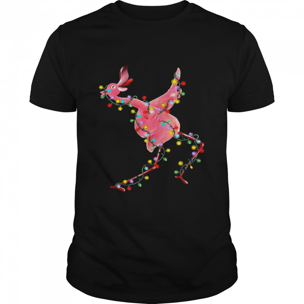 Flamingo Christmas Colors Sweat T-shirt