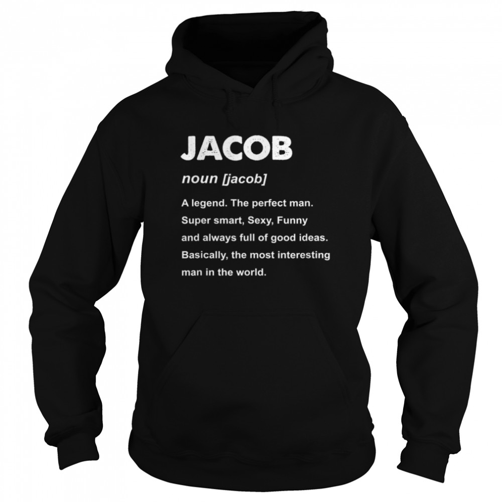 Mens Jacob Name T- B08HJKPZ9X Unisex Hoodie