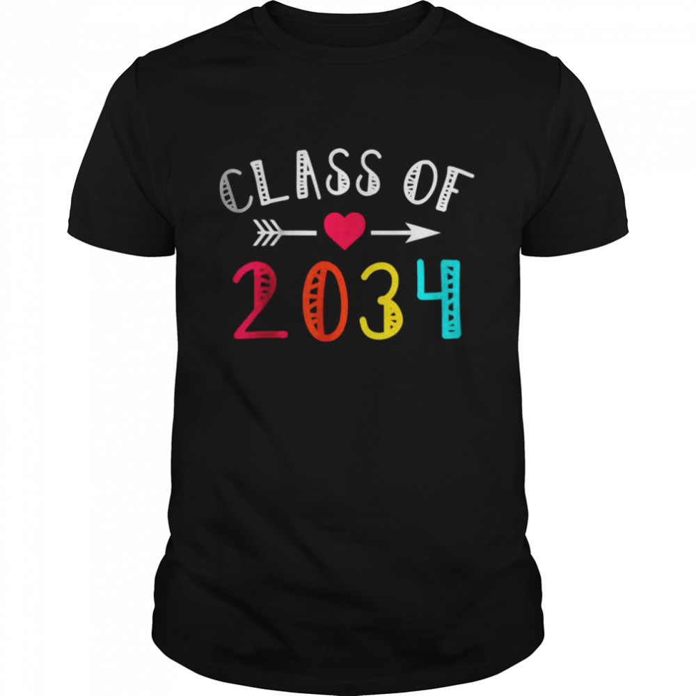 Class Of 2034  Pre-K Graduate Preschool Graduation T- Classic Men's T-shirt