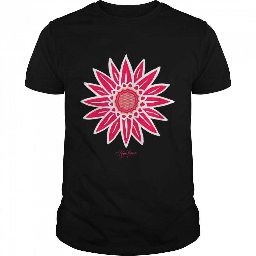 Pink Sunflower Stunner no 904 Flower Art Design  Classic Men's T-shirt