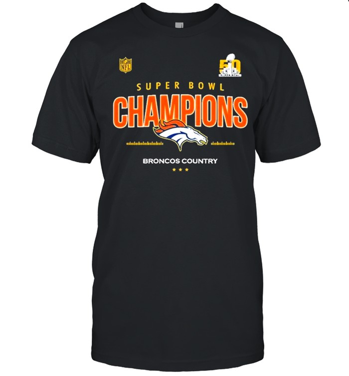 super Bowl 50 Champion Denver Broncos  Classic Men's T-shirt