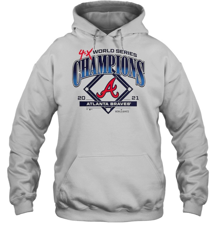 4-time World Series Champions Atlanta Braves Shirt - Teespix