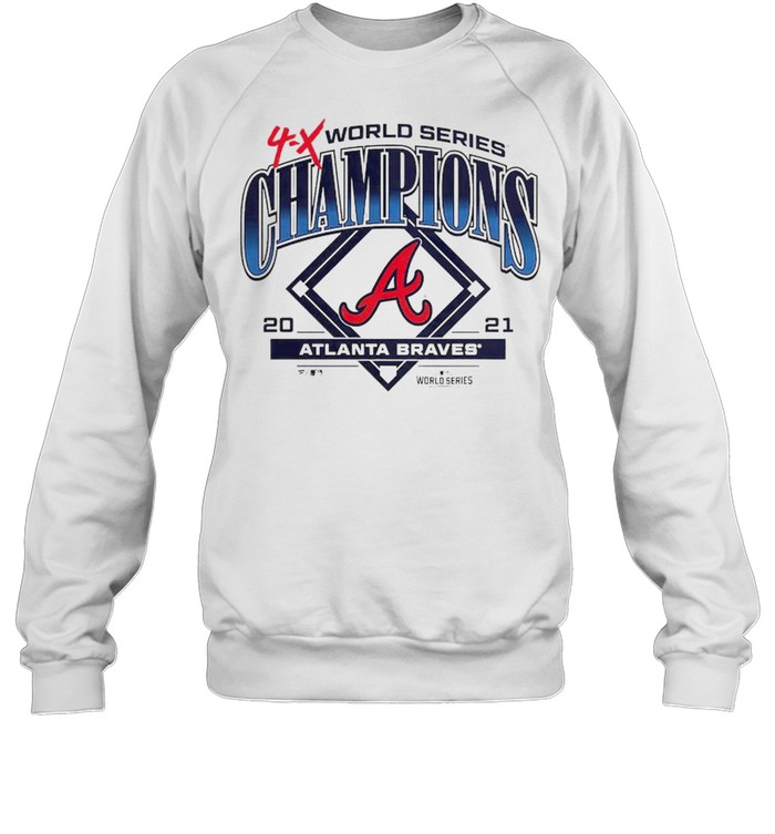 4-time World Series Champions Atlanta Braves Shirt - Teespix - Store  Fashion LLC