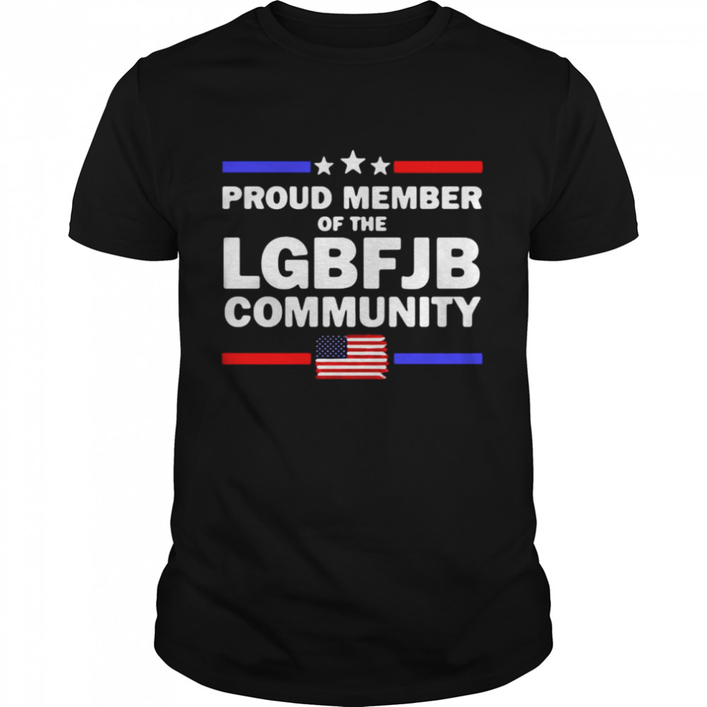 American Flag Proud Member Of The LGBFJB Community T-shirt Classic Men's T-shirt