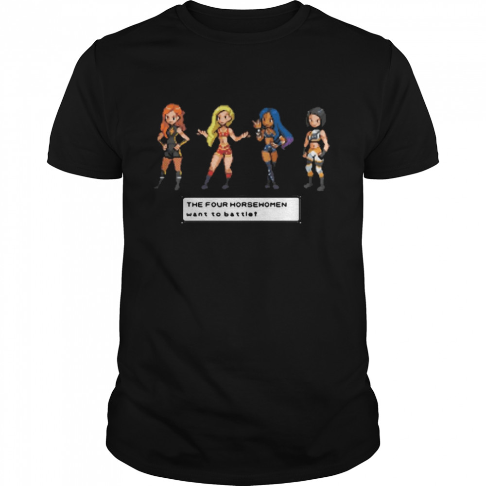 The Four Horsewomen Want To Battle Sprite T-shirt Classic Men's T-shirt