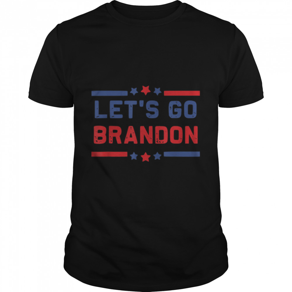 Let's Go Brandon American Impeach Biden Anti Liberal T- B09K6X98WS Classic Men's T-shirt