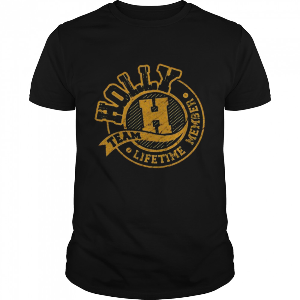 Holly Team Lifetime Member  Classic Men's T-shirt