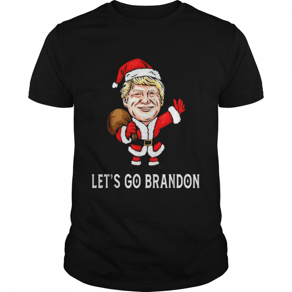 Let’s Go Branden Christmas Santa Claus Trump 2021 shirt Classic Men's T-shirt